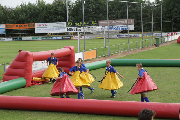 Voetbalrokjes met boarding